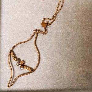 Anthropologie / Nashelle Beaded Pendant Necklace